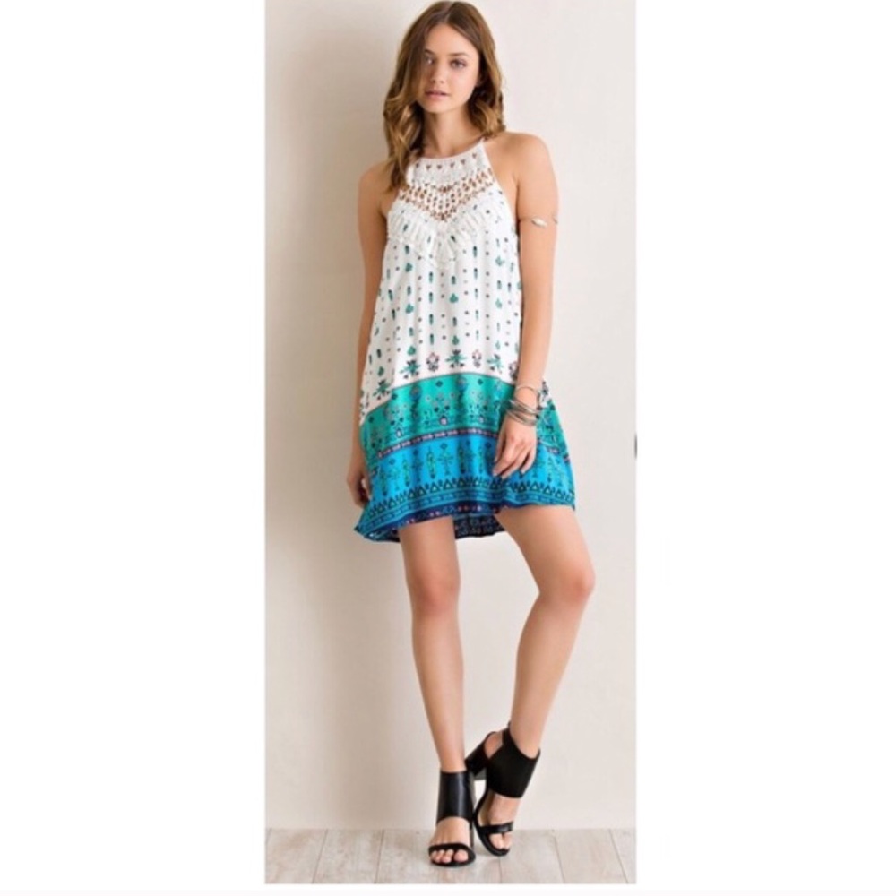 Beautiful boho dress worn once sz Med